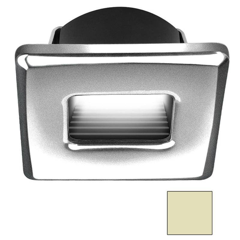i2Systems Ember E1150Z Snap-In - Brushed Nickel - Square - Warm White Light [E1150Z-42CAB] - Essenbay Marine