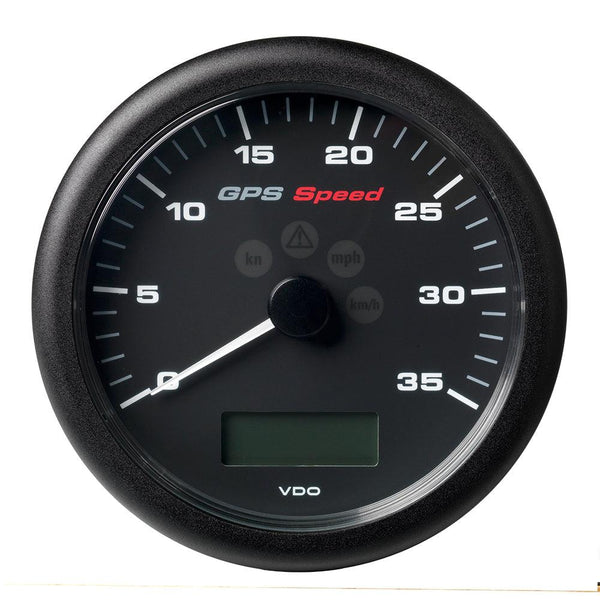 Veratron 4-1/4" (110MM) ViewLine GPS Speedometer 0-35 KNOTS/KMH/MPH - 8 to 16V Black Dial  Bezel [A2C59501782] - Essenbay Marine
