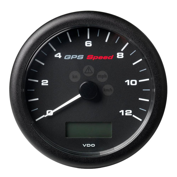 Veratron 4-1/4" (110MM) ViewLine GPS Speedometer 0-12 KNOTS/KMH/MPH - 8 to 16V Black Dial  Bezel [A2C59501987] - Essenbay Marine