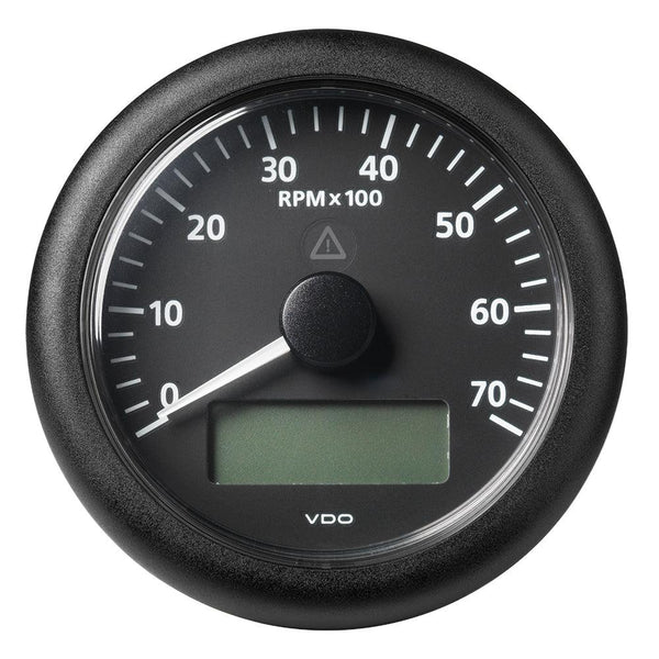 Veratron 3-3/8" (85MM) ViewLine Tachometer w/Multi-Function Display - 0 to 7000 RPM - Black Dial  Bezel [A2C59512394] - Essenbay Marine