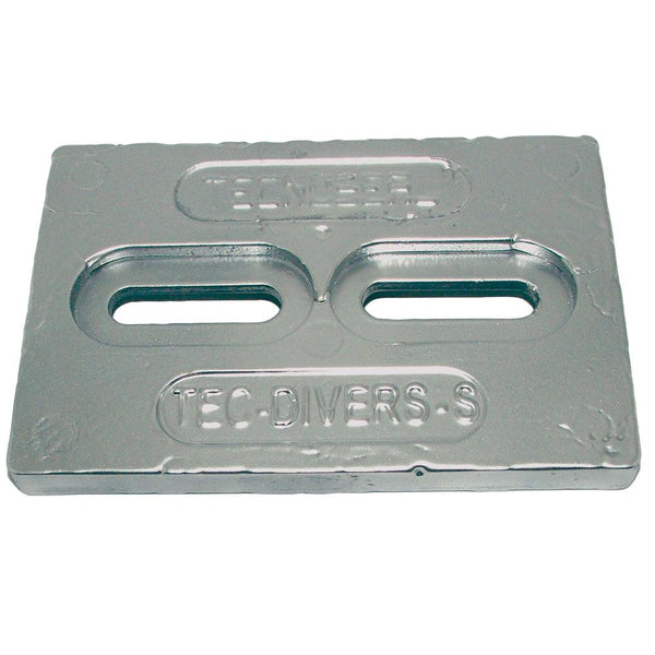 Tecnoseal Mini Aluminum Plate Anode 6" x 4" x 1/2" [TEC-DIVERS-SAL] - Essenbay Marine
