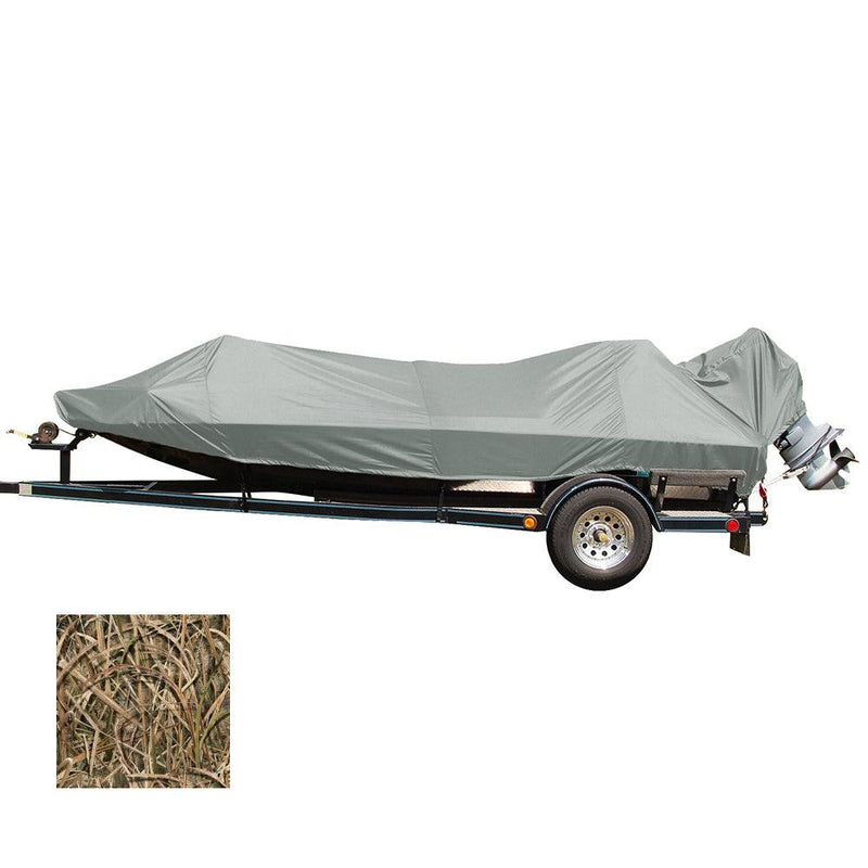 Carver Performance Poly-Guard Styled-to-Fit Boat Cover f/17.5 Jon Style Bass Boats - Shadow Grass [77817C-SG] - Essenbay Marine