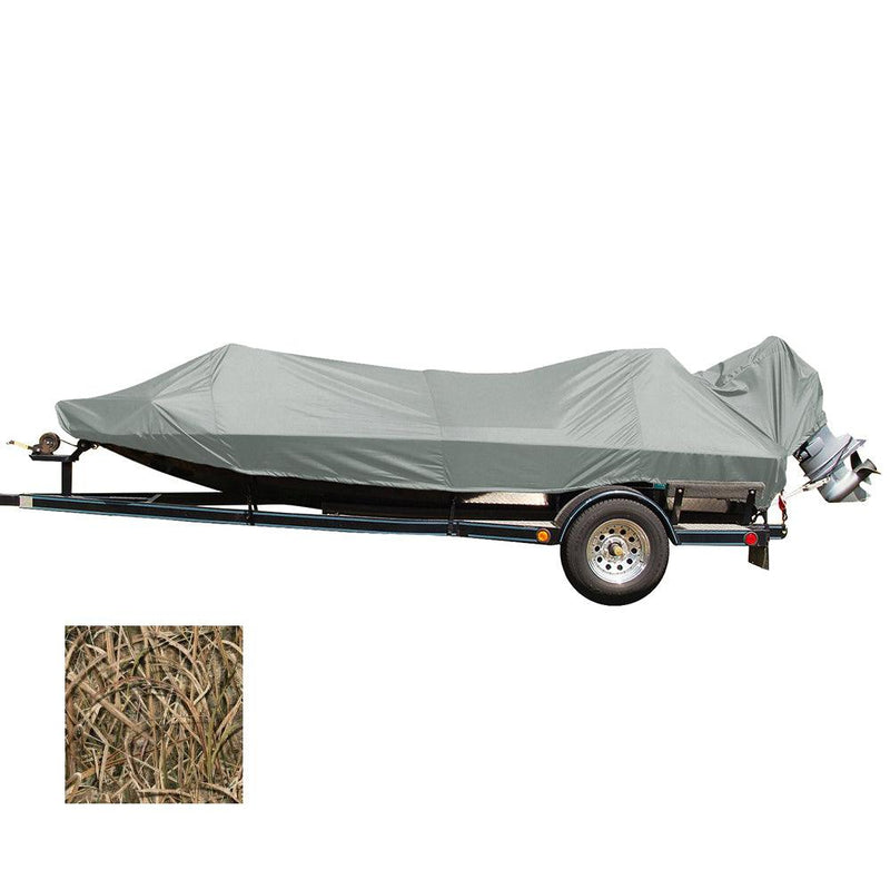 Carver Performance Poly-Guard Styled-to-Fit Boat Cover f/18.5 Jon Style Bass Boats - Shadow Grass [77818C-SG] - Essenbay Marine