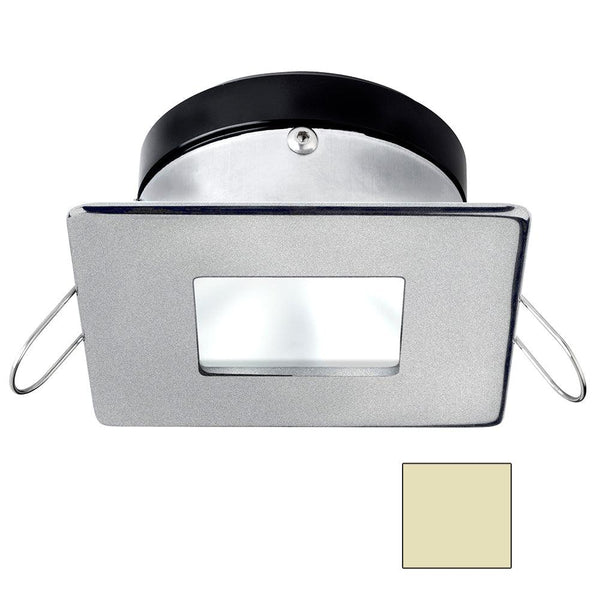 i2Systems Apeiron A1110Z - 4.5W Spring Mount Light - Square/Square - Warm White - Brushed Nickel Finish [A1110Z-44CAB] - Essenbay Marine