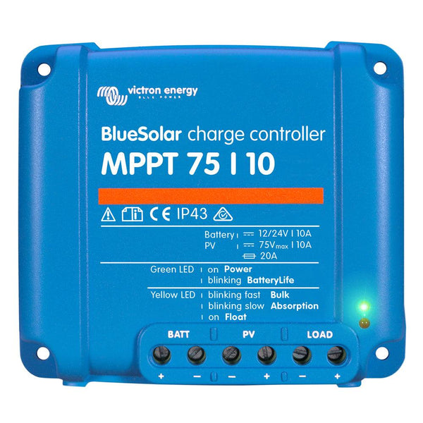 Victron BlueSolar MPPT Charge Controller - 75V - 10AMP - UL Approved [SCC010010050R] - Essenbay Marine