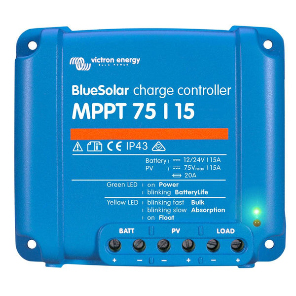 Victron BlueSolar MPPT Charge Controller - 75V - 15AMP - UL Approved [SCC010015050R] - Essenbay Marine