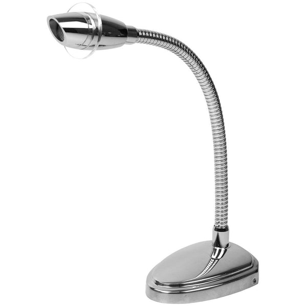 Sea-Dog Deluxe High Power LED Reading Light Flexible w/Touch Switch - Cast 316 Stainless Steel/Chromed Cast Aluminum [404546-1] - Essenbay Marine