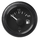 Veratron 52MM (2-1/16") ViewLine Fuel Level Gauge 0-1/1 - 3 to 180 OHM - Black Dial  Round Bezel [A2C59514082] - Essenbay Marine