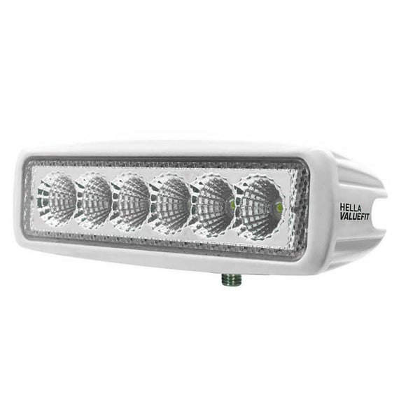 Hella Marine Value Fit Mini 6 LED Flood Light Bar - White [357203051] - Essenbay Marine