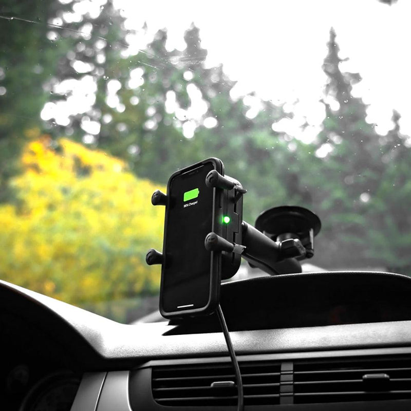 RAM Mount Tough-Charge Waterproof Wireless Charging Suction Cup Mount [RAM-B-166-UN12W] - Essenbay Marine