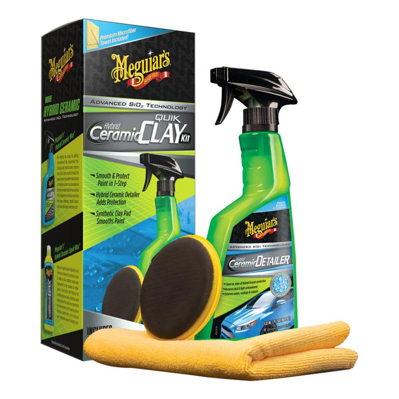 Meguiars Hybrid Ceramic Quik Clay Kit [G200200] - Essenbay Marine