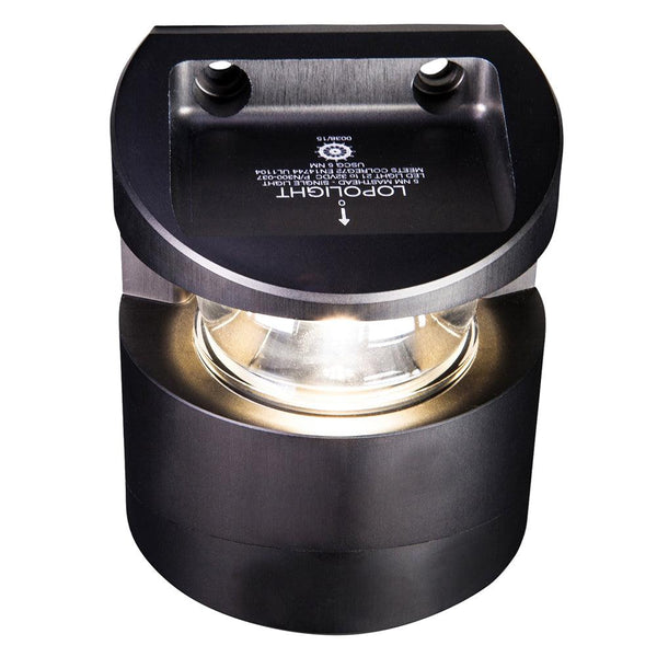 Lopolight Series 300-037 - Masthead Light - 5NM - Vertical Mount - White - Black Housing [300-037B] - Essenbay Marine