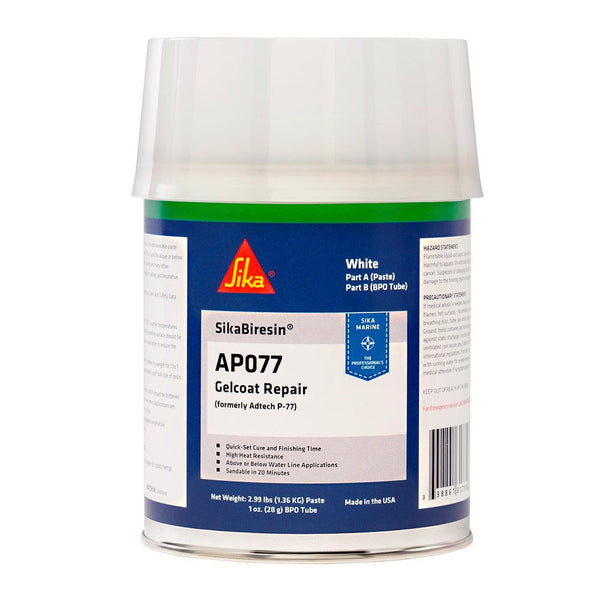 Sika SikaBiresin AP077 + BPO Cream Hardener - White - Quart [611547] - Essenbay Marine
