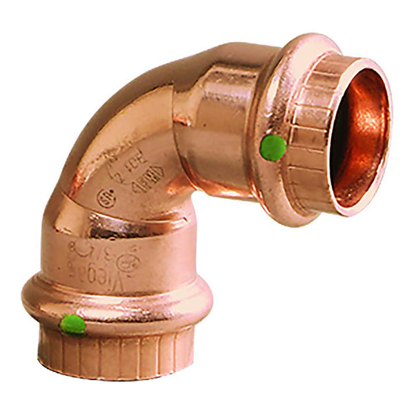 Viega ProPress 1/2" - 90 Copper Elbow - Double Press Connection - Smart Connect Technology [77317] - Essenbay Marine