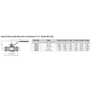 Viega ProPress 3/4" Zero Lead Bronze Ball Valve w/Stainless Stem - Double Press Connection - Smart Connect Technology [79928] - Essenbay Marine