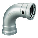 Viega MegaPress 2-1/2" 90 Carbon Steel Elbow w/FKM - Double Press Connection - Smart Connect Technology [26500] - Essenbay Marine