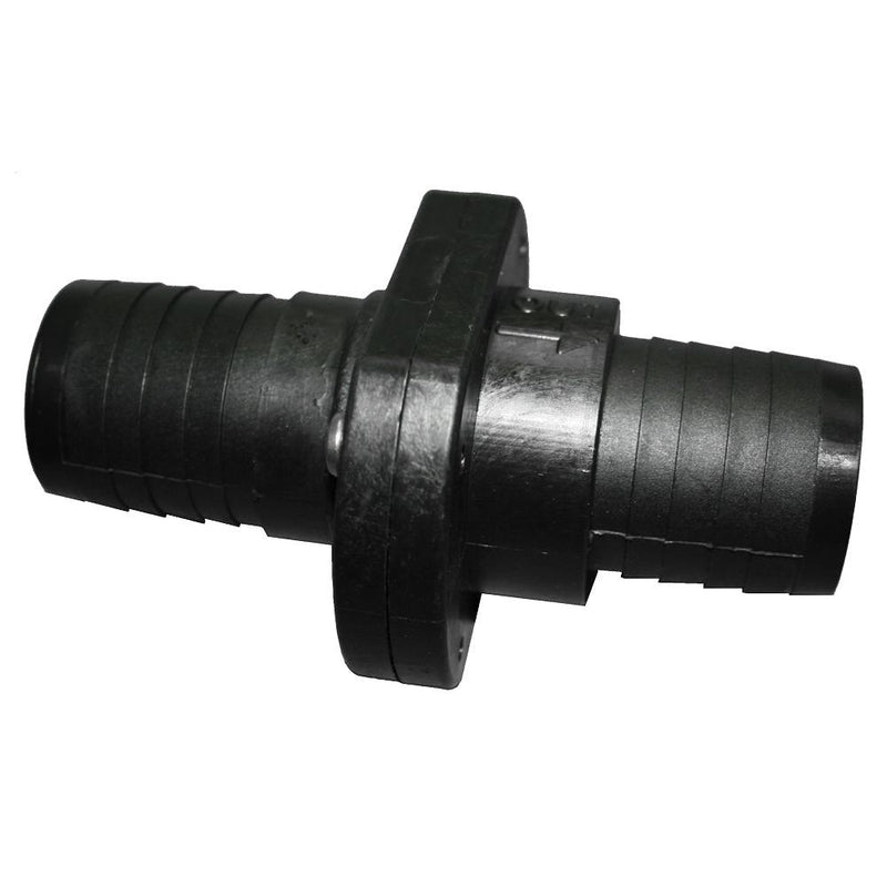 T-H Marine Double Barb Inline Scupper Check Valve - 1-1/2" - Black [ILS-1500-DP] - Essenbay Marine