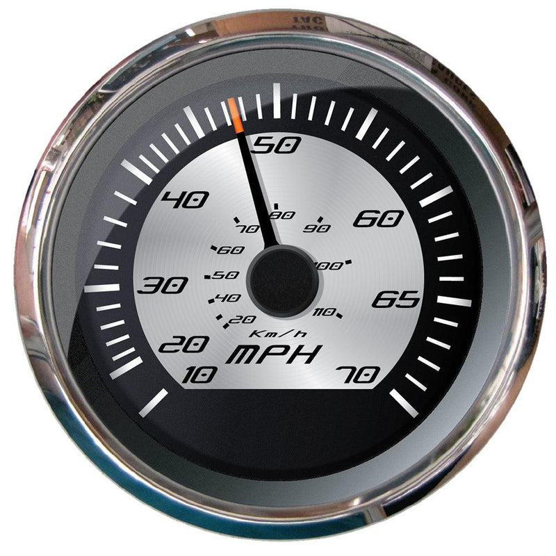 Faria Platinum 4" Speedometer - 70 MPH (Pitot) [22011] - Essenbay Marine