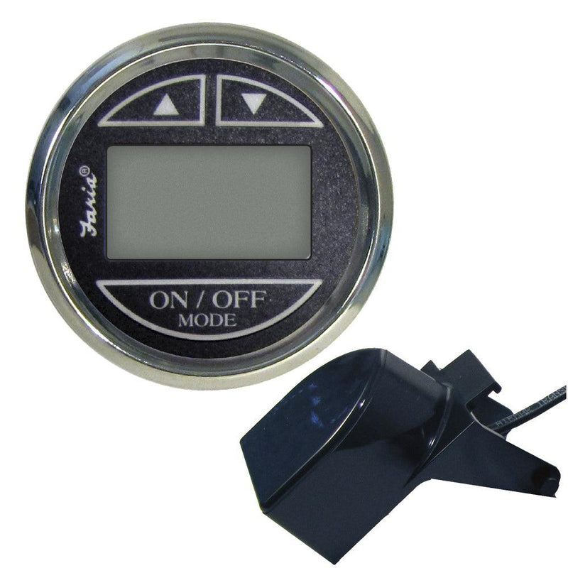 Faria Platinum 2" Depth Sounder w/Transom Mount Transducer [22025] - Essenbay Marine