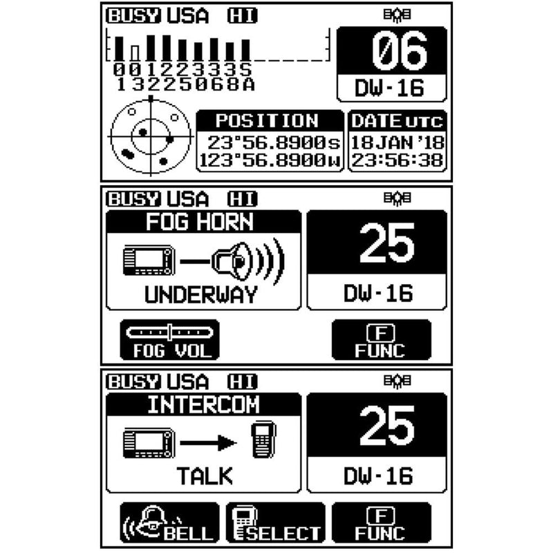 Standard Horizon GX2400B Matrix Black VHF w/AIS, Integrated GPS, NMEA 2000 30W Hailer,  Speaker Mic [GX2400B] - Essenbay Marine