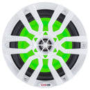 DS18 HYDRO 6.5" 2-Way Marine Speakers w/RGB LED Lights 300W - White [NXL-6] - Essenbay Marine