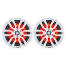 DS18 HYDRO 6.5" 2-Way Marine Speakers w/RGB LED Lights 300W - White [NXL-6] - Essenbay Marine