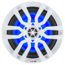 DS18 HYDRO 8" 2-Way Marine Speakers w/RGB LED Lights 375W - White [NXL-8] - Essenbay Marine