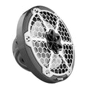 DS18 HYDRO 8" 2-Way Marine Speakers w/RGB LED Lights 450W - Black Carbon Fiber [CF-8] - Essenbay Marine