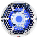 DS18 HYDRO 10" Subwoofer w/RGB Lights - 600W - White [NXL-10SUB] - Essenbay Marine
