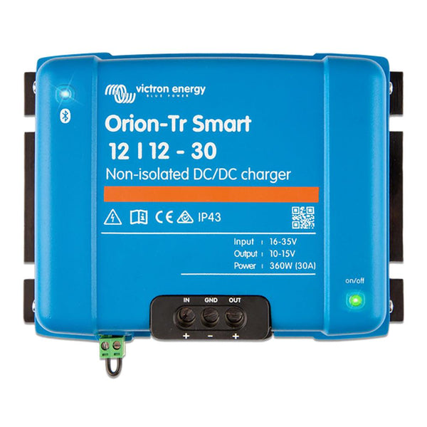 Victron Energy Orion-TR Smart 12/12-30 30A (360W) Non-Isolated DC-DC Charger or Power Supply [ORI121236140] - Essenbay Marine