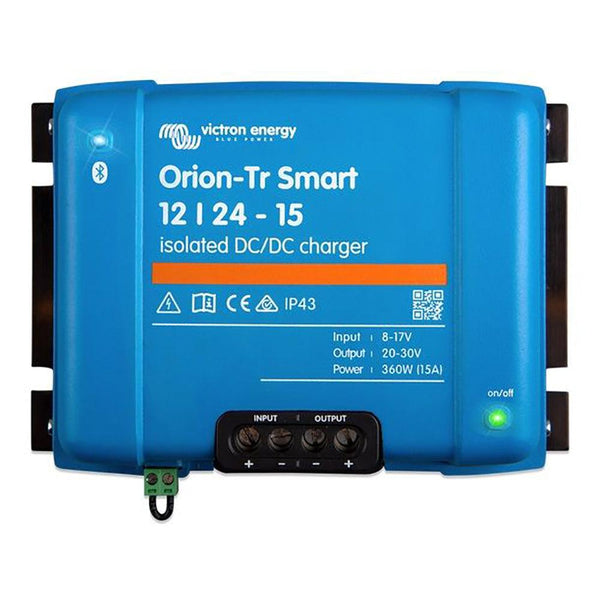 Victron Orion-TR Smart DC-DC 12/24-15 15A (360W) Isolated Charger or Power Supply [ORI122436120] - Essenbay Marine