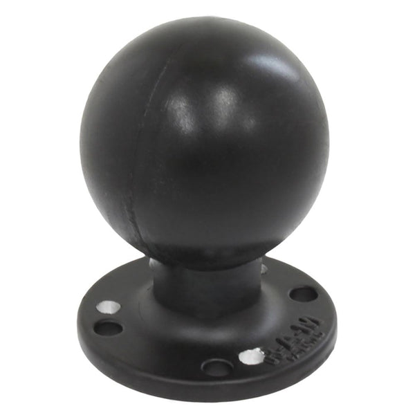 RAM Mount RAM Round Plate w/Ball - 2.25" - D Size Ball - Hole Plate [RAM-D-254-WD1U] - Essenbay Marine