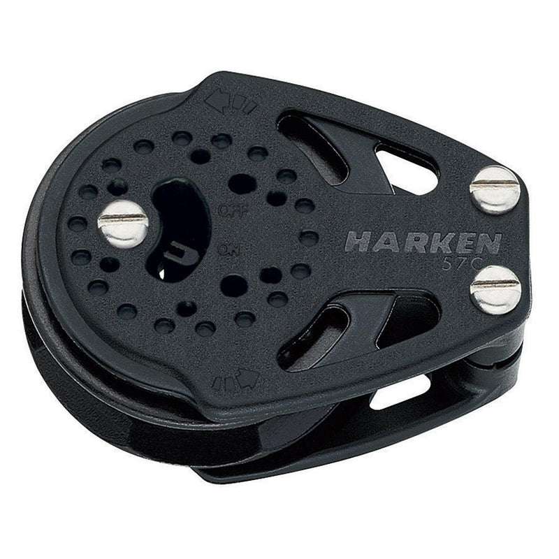 Harken 57mm Single Carbo Ratchet Cheek Block [2137] - Essenbay Marine