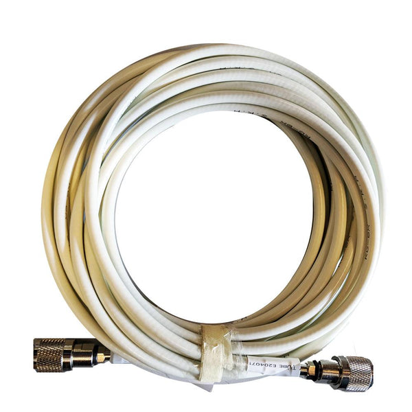 Shakespeare 20 Cable Kit f/Phase III VHF/AIS Antennas - 2 Screw On PL259S  RG-8X Cable w/FME Mini Ends Included [PIII-20-ER] - Essenbay Marine