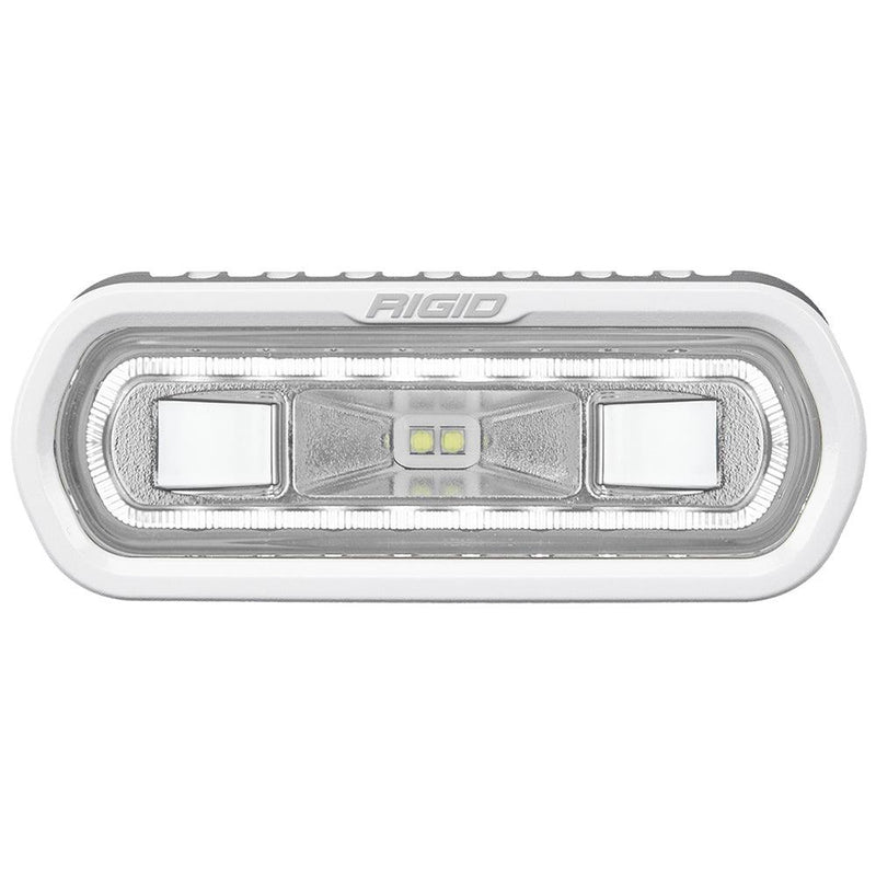 RIGID Industries SR-L Series Marine Spreader Light - White Surface Mount - White Light w/White Halo [51100] - Essenbay Marine