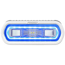 RIGID Industries SR-L Series Marine Spreader Light - White Surface Mount - White Light w/Blue Halo [51101] - Essenbay Marine