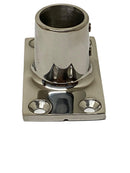 Marine Hardware Rail Fitting 1" 90 Degree Rectangle Base Rail Fitting SSFB66141 - Essenbay Marine