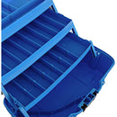 Plano 3-Tray Tackle Box w/Dual Top Access - Smoke  Bright Blue [PLAMT6231] - Essenbay Marine