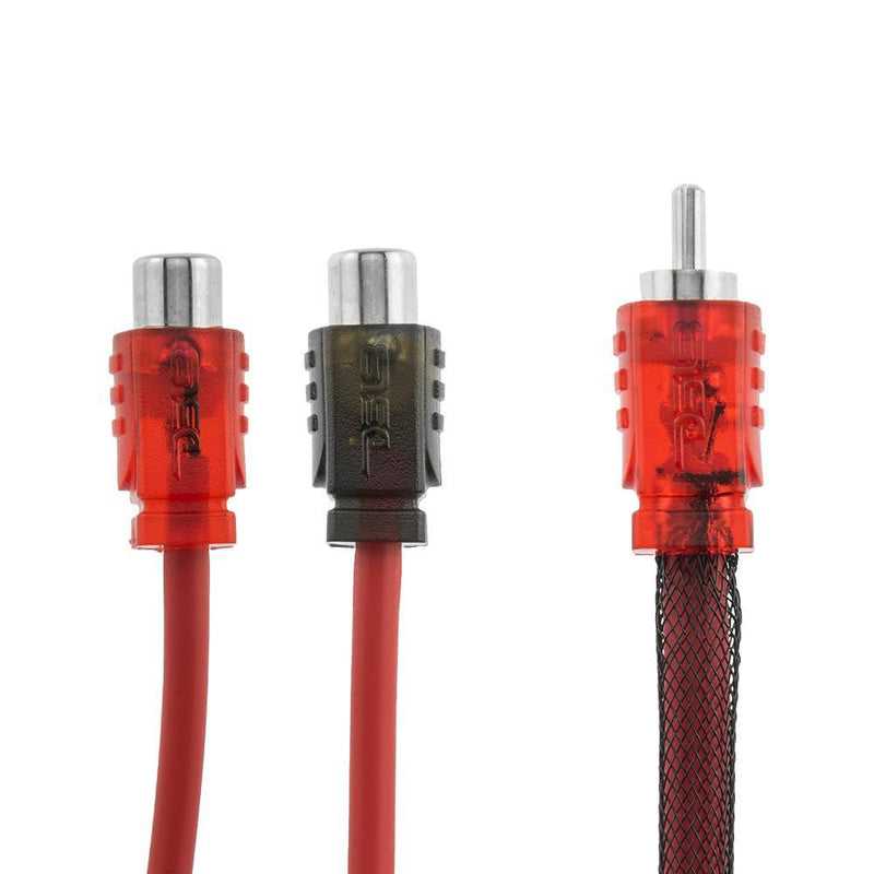 DS18 Advance Ultra Flex RCA Y Connector Cable - 2 Female to 1 Male [R1M2F] - Essenbay Marine