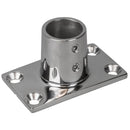 Sea-Dog Rail Base Fitting Rectangular Base 90 - 316 Stainless Steel - 1-11/16" x 3" - 7/8" O.D. [281900-1] - Essenbay Marine