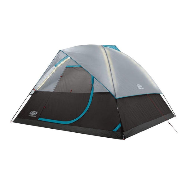 Coleman OneSource Rechargeable 4-Person Camping Dome Tent w/Airflow System  LED Lighting [2000035457] - Essenbay Marine