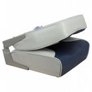 Springfield Economy Multi-Color Folding Seat - Grey/Blue [1040651] - Essenbay Marine