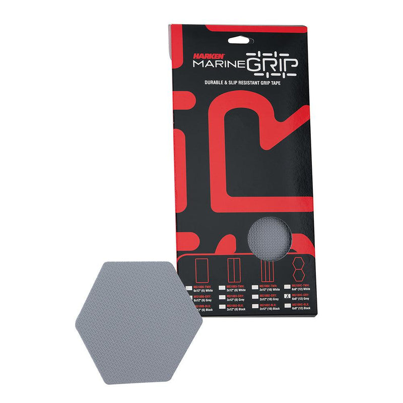 Harken Marine Grip Tape - Honeycomb - Grey - 12 Pieces [MG10HC-GRY] - Essenbay Marine