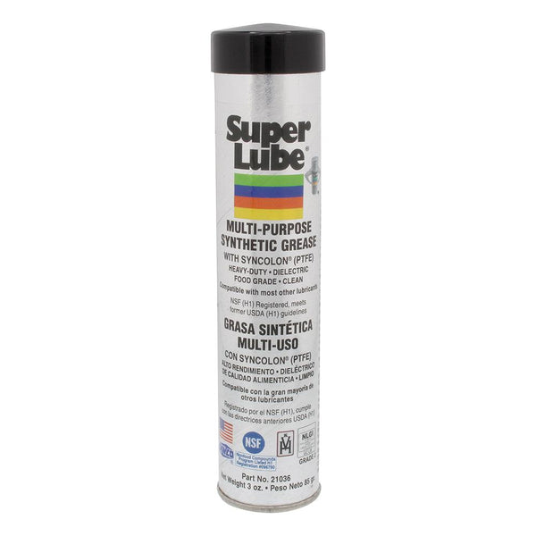 Super Lube Multi-Purpose Synthetic Grease w/Syncolon (PTFE) - 3oz Cartridge [21036] - Essenbay Marine
