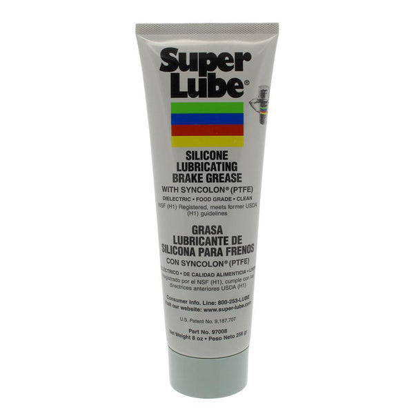 Super Lube Silicone Lubricating Brake Grease w/Syncolon (PTFE) - 8oz Tube [97008] - Essenbay Marine