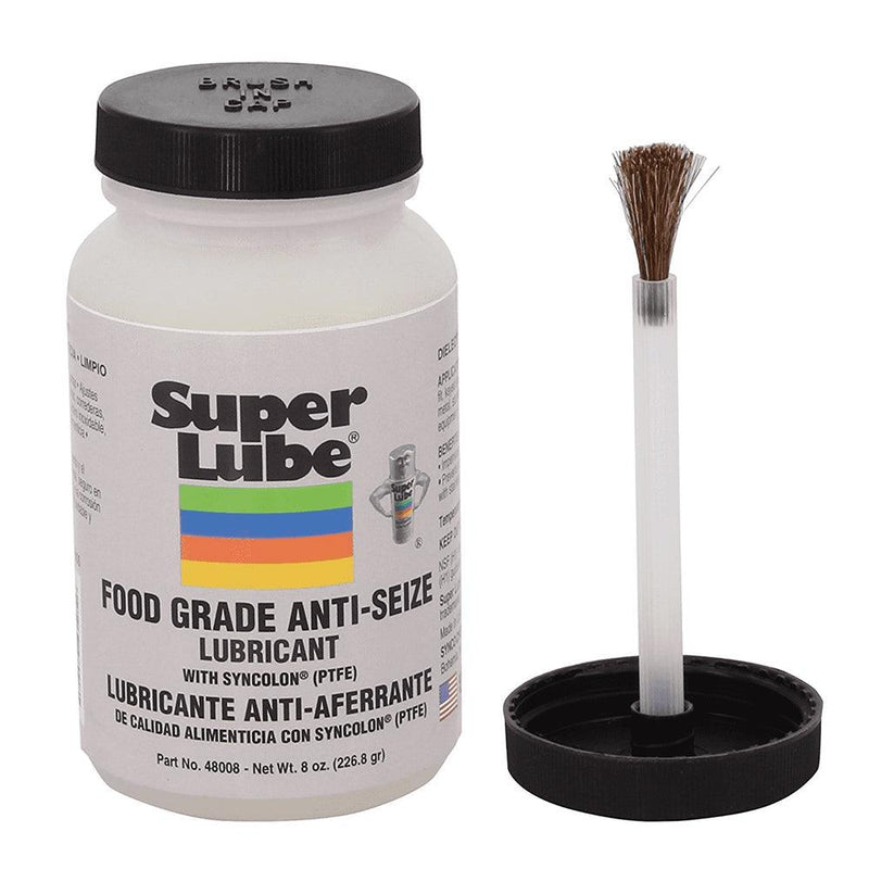 Super Lube Food Grade Anti-Seize w/Syncolon (PTFE) - 8oz Brush Bottle [48008] - Essenbay Marine