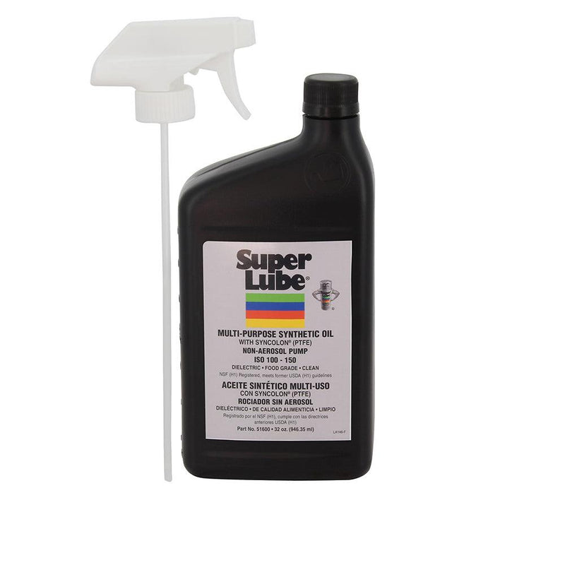 Super Lube Food Grade Synthetic Oil - 1qt Trigger Sprayer [51600] - Essenbay Marine