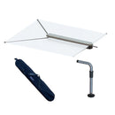 TACO Marine ShadeFin with White Fabric, Bag & Fixed Mount Kit T10-3000-3 - Essenbay Marine