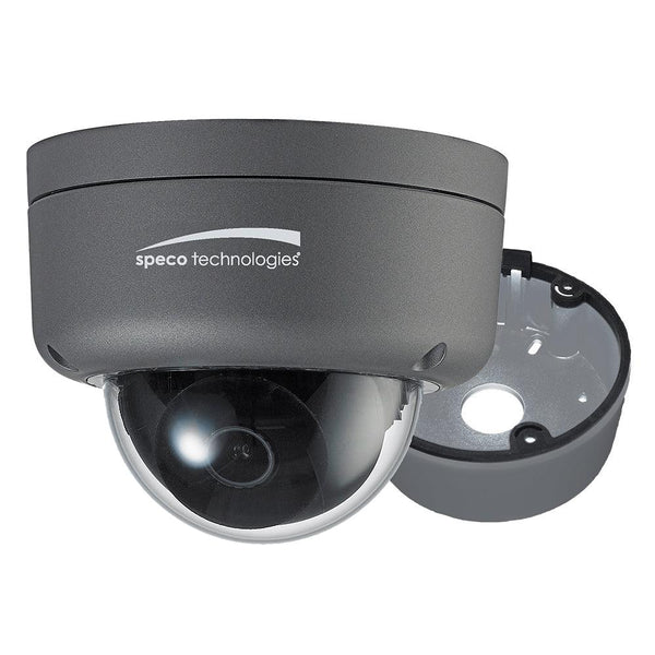 Speco 2MP Ultra Intensifier HD-TVI Dome Camera 3.6mm Lens - Dark Grey Housing w/Included Junction Box [HID8] - Essenbay Marine