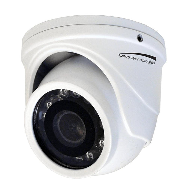 Speco 4MP HD-TVI Mini Turret Camera 2.9mm Lens - White Housing [HT471TW] - Essenbay Marine